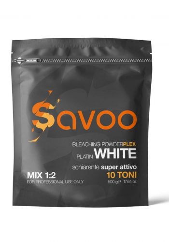 Savoo Bleaching Powder White 500gm بلوندر الشعر المصبوغ