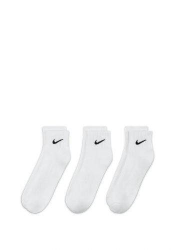 ‎سيت جوارب رياضية لكلا الجنسين بيضاء اللون من نايك Nike NKSX7667-100 socks