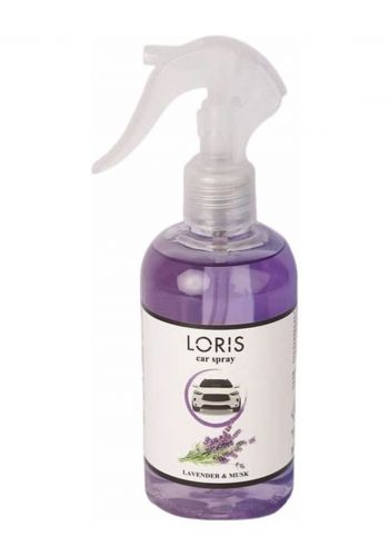 معطر سيارة برائحة المسك و اللافندر  250 مل من لوريس Loris Car Spray Lavender & Musk