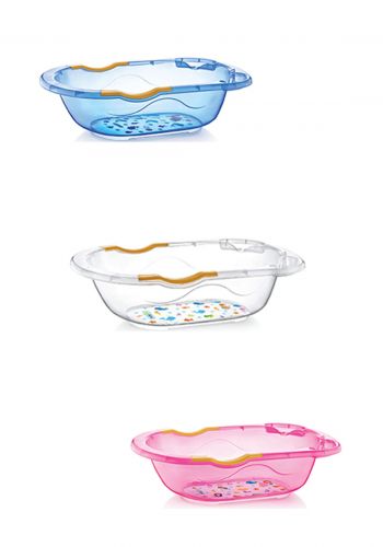 حوض استحمام شفاف قابل للتفريغ من بيبي جيم Babyjem Draining Bath Tube Transparent