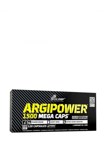 كبسولات ارجي باور 1500 ميجا 120 كبسولة من اوليمب Olimp ARGI Power 1500 Mega Caps 