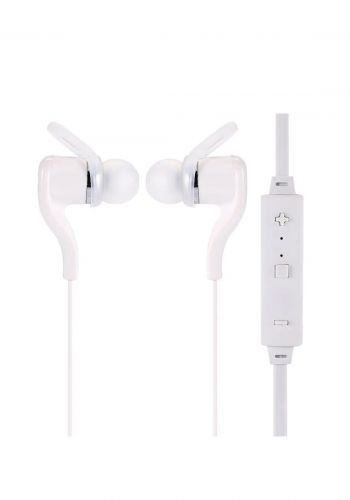 Wireless Bluetooth BT-03 Stereo Earbuds - White	 سماعة  الرأس سلكية