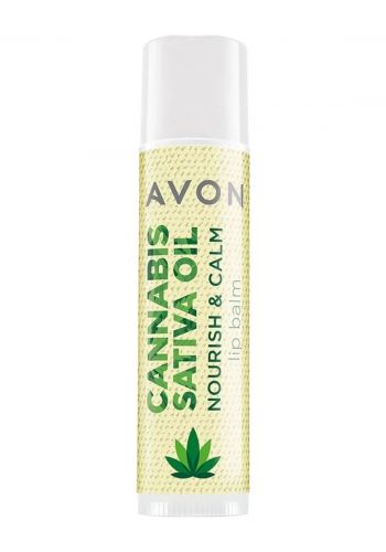 مرطب للشفاه 10 مل من افون Avon Cannabis Sativa Oil Nourish & Calm Lip Balm 
