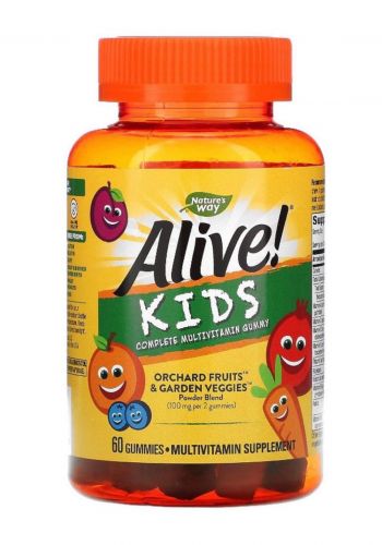 فيتامينات متعددة للاطفال 60 قرص من ناتجرس واي Nature's Way Alive Gummies for Children