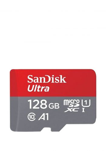بطاقة ذاكرة SanDisk SDSQUAB-128g 128GB Ultra microSDXC 140MB/s A1 Class 10 UHS-I
