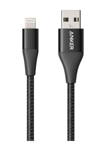 Anker A8813H11 PowerLine III USB-A Cable with Lightning Connector 6ft - Black كابل شحن لايتننك من انكر