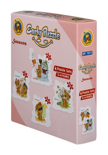 لعبة بازل  الفصول الاربعة من فلافي بير Fluffy Bear Early Puzzle –Seasons