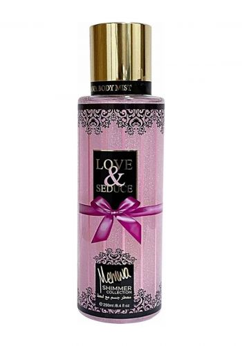 معطر جسم مع لمعة للنساء 250 مل من ميموا Memwa Body Mist Shimmer Collection Love And Seduce 