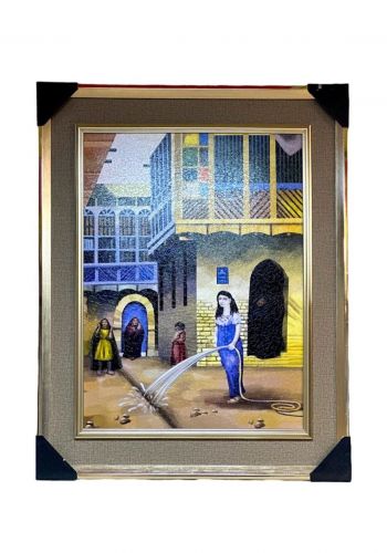 لوحة جدارية بطابع بغدادي 53*63 سم 