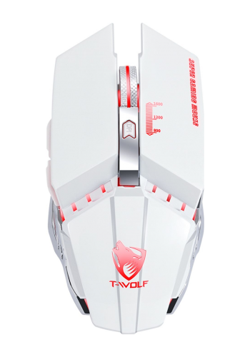 ماوس كيمنك لاسلكي قفاشن كيس للشحن T-Wolf Q-15 Pearl Rechargeable Wireless Gaming Mouse
