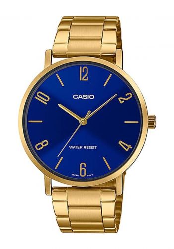 ساعة يد رجالية باللون الذهبي من كاسيو Casio MTP-VT01G-2B2UDF Men's Wrist Watch