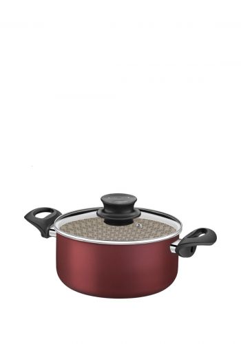 قدر طهي مع غطاء بايركس قياس 28 سم من ترامونتينا  Tramontina 20520/728 Casserole with lid
