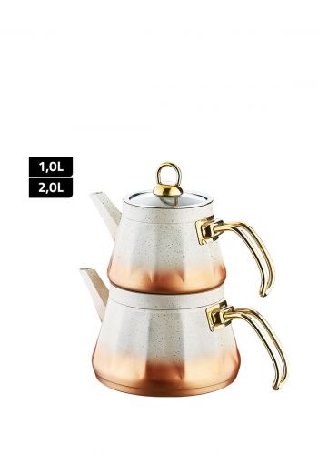 سيت ابريق شاي قطعتين ( 2 لتر , 7 لتر ) من زيو Zio Teapot Set  