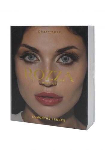 عدسات عيون لاصقة سنوية لون رمادي من روزا Rozza chartreuse Lenses
