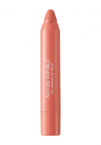 احمر شفاه مات 8.2 غرام الدرجة 01 من نيجر ريببلك Nature Republic By Flower Eco Crayon Lip Velvet - Angel Blush  