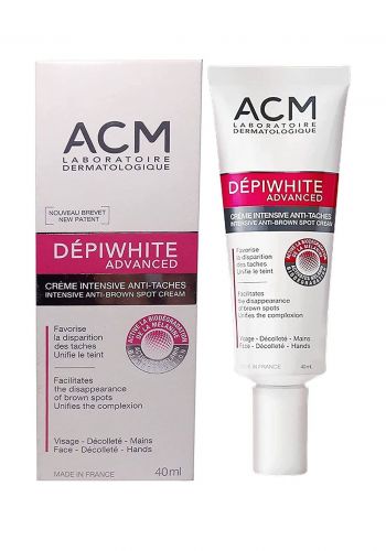كريم مضاد لتصبغ للوجه واليدين 40 مل من اي سي ام Acm Depiwhite Advanced Cream