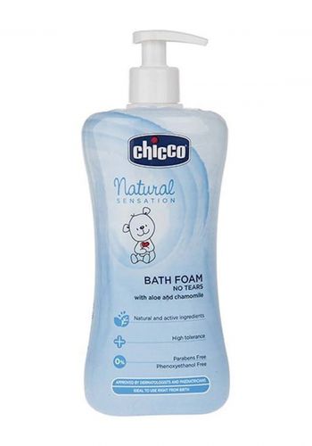 Chicco Chicco Natural Sensation Bath Foam  غسول جسم للاطفال 500 مل من جيكو