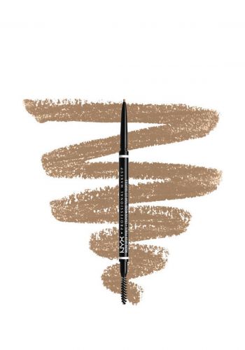 قلم تحديد الحاجب 0.1 غرام الدرجة 3.5 من ان واي اكس Nyx Micro Brow Pencil - 3.5 Rich Auburn 