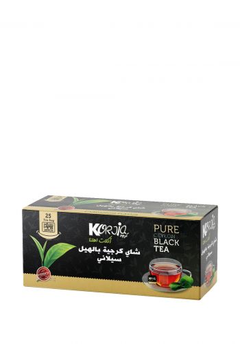 شاي سيلاني بالهيل 25 قطعة من كرجية Korjia Tea Teabags