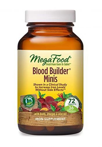 MegaFood Blood Builder Minis مكمل الحديد  72  كبسولة من ميجافود