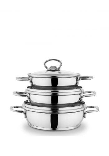 سيت قدر طبخ  3 قطع ستانلس ستيل من شيفير Schafer Pots Set 