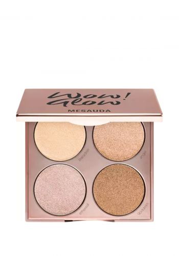 باليت هايلايتر للوجه 4اللوان من ميساودا ميلانو Mesauda Milano Highlighter Palette