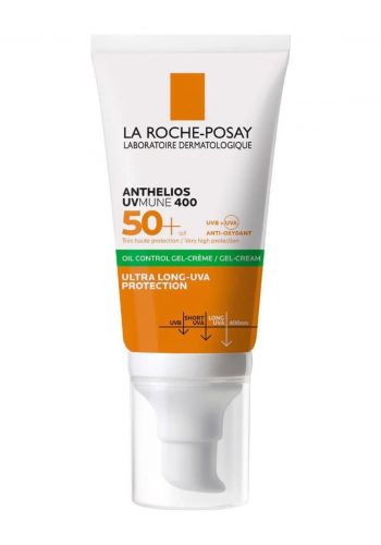كريم واقي شمس للبشرة المختلطة والدهنية 50 مل من لاروش بوزيه La Roche Posay Gel-Creme Oil Control 