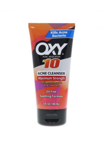 غسول للقضاء على حب الشباب 148 مل من أوكسي Oxy Acne Cleanser 10% Benzoyl Peroxide