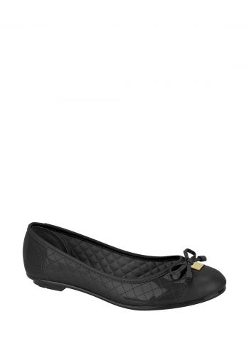 حذاء نسائي 1 سم اسود اللون من موليكا Moleca Women's Shoe