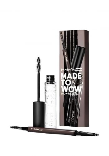 جل للحواجب من ماك بدرجة البني الغامق  Mac Made To Wow Brow Kit 