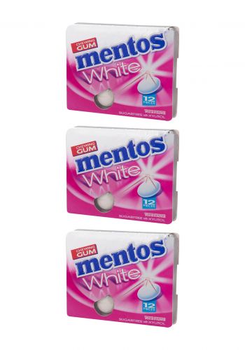 سيت علكة مينتوس( 3 قطع * 12 حبة ) بنكهة النعناع Mentos gum
