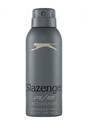 بخاخ مزيل العرق اكتف سبورت للرجال 150 مل من سلازنجر Slazenger Beige Active Sport Deodorant Spray