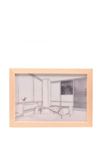 لوحة مضيئة برسمة غرفة 23 × 16.5 × 3 سم Led Luminous Painting