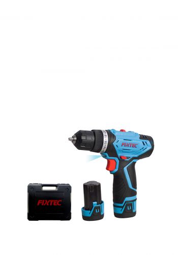 مثقاب كهربائي لاسلكي مع بطاريتين من فيكس تيكFixtec Power FCD12L04  12V  Tools Electric Cordless Drill With 2 Batteries