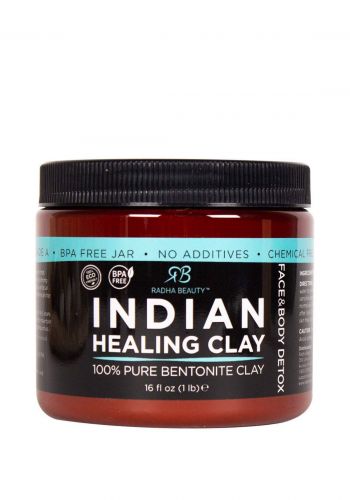 ماسك الطين الهندي المعالج 450 غرام من رضا  بيوتي Radha Beauty Indian Healing Clay Deep Pore