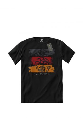 تيشيرت رجالي اسود اللون من مستر بلاك Mr Black Men's T-shirt