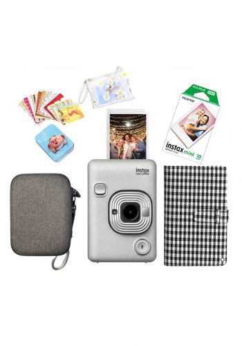 كاميرا فورية ميني لايبلاي مع هدايا من فوجي فيلم Fujifilm Instax Mini liplay Camera