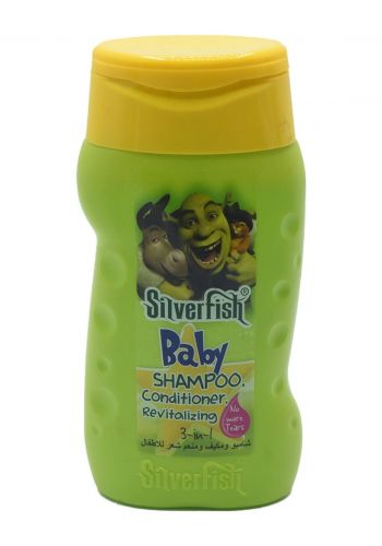 شامبو ومكيف ومنعم شعر شريك للاطفال 236 مل من سلفر فش Silverfish 3-In-1 Shampoo, Conditioner, Revitalizing