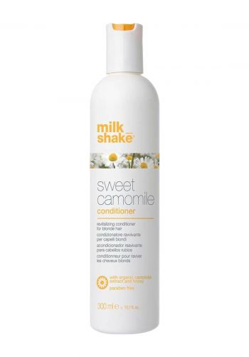 بلسم للشعر الاشقر بخلاصة البابونج والعسل العضوي 300 مل من ميلك شيك Milk Shake Sweet Camomille Conditioner For Blonde Hair 