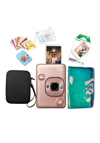 كاميرا فورية ميني لايبلاي مع هدايا من فوجي فيلم Fujifilm Instax Mini liplay Camera