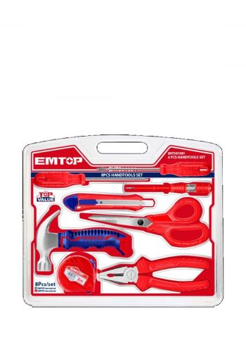 سيت عدة يدوية 8 قطع من إيمتوب Emtop EHTS01081  Handtools set