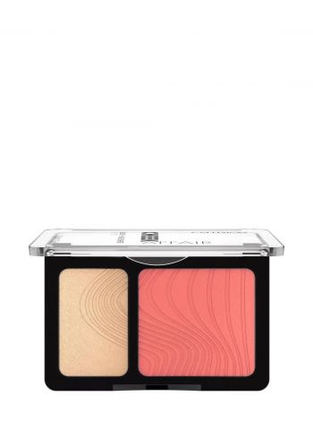 باليت 2 في 1 ( احمر خدود , اضاءة ) درجة 030 من  كاتريس  Catrice Blush And  Higlighter Hot Peach Summer 