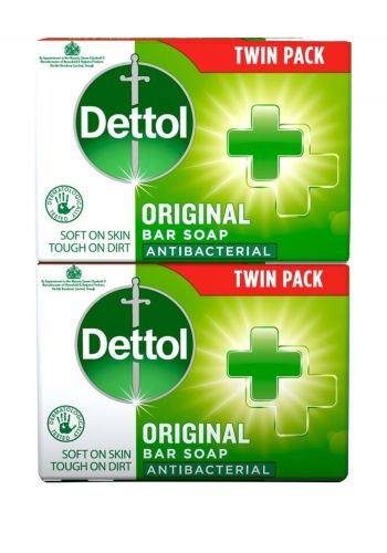 صابون مقاوم للجراثيم 100 غم * 2 من ديتول Dettol Original Bar Soap 