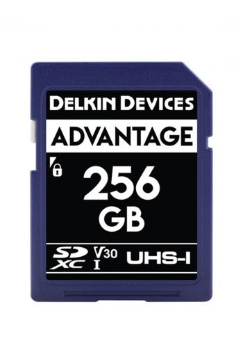 Delkin Devices DDSDW633256GB Advantage UHS-I SDXC Memory Card 256GB بطاقة ذاكرة من ديلكين