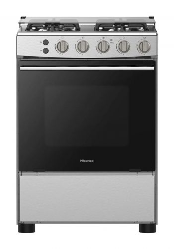 طباخ غاز بأربع مواقد 60 * 60 سم من هايسنس Hisense HFG60121X  Gas Cooker