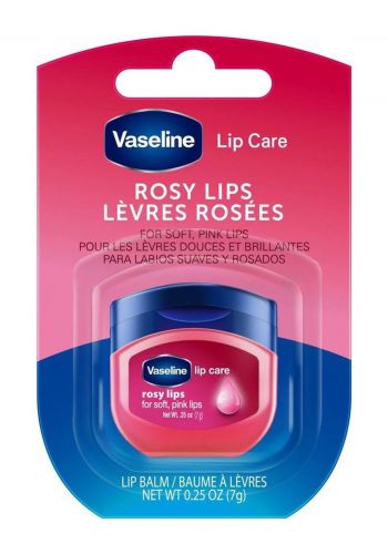 مرطب للشفاه بخلاصة الورد 7 غم من فازلين Vaseline Lip Therapy 