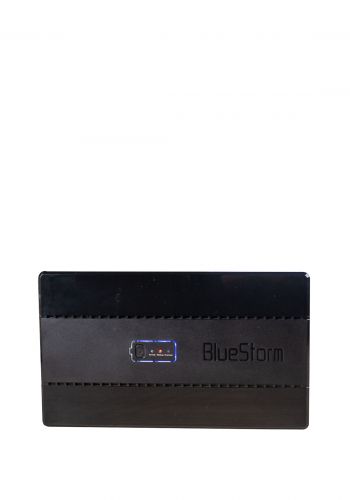 جهاز مجهز قدرة لانظمة الكاميرات والانترنيت 12 فولت Blue Storm UPS-12V-10A CCTV and Internet Systems UPS - Black