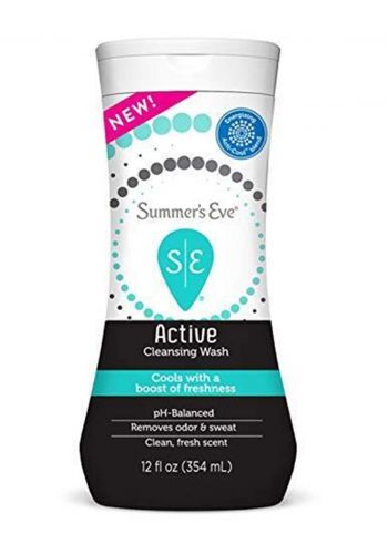 غسول منظف نسائي  354 مل من سمر ايف SUMMERS EVE ACTIVE CLEANSING WASH