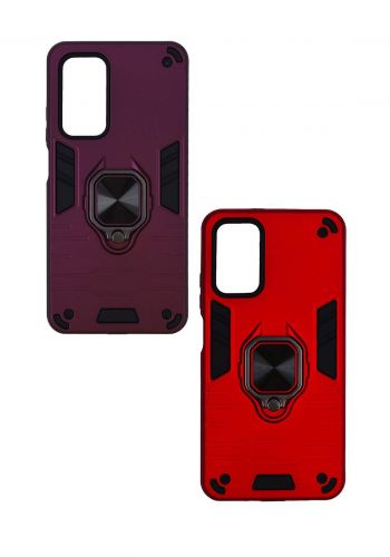 Protective Cover For Poco M3 Redmi 9T Hard Case  - Red حافظة موبايل