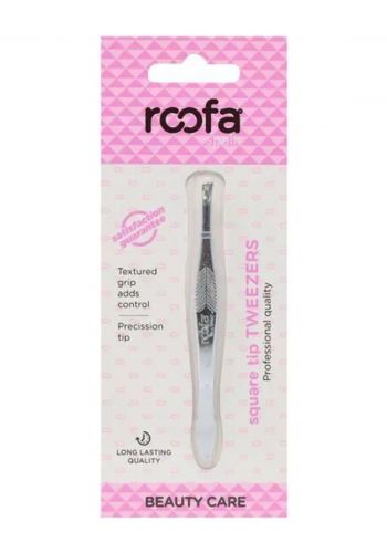 ملقط للحواجب بطرف مربع من روفا Roofa Tweezer Square Tip